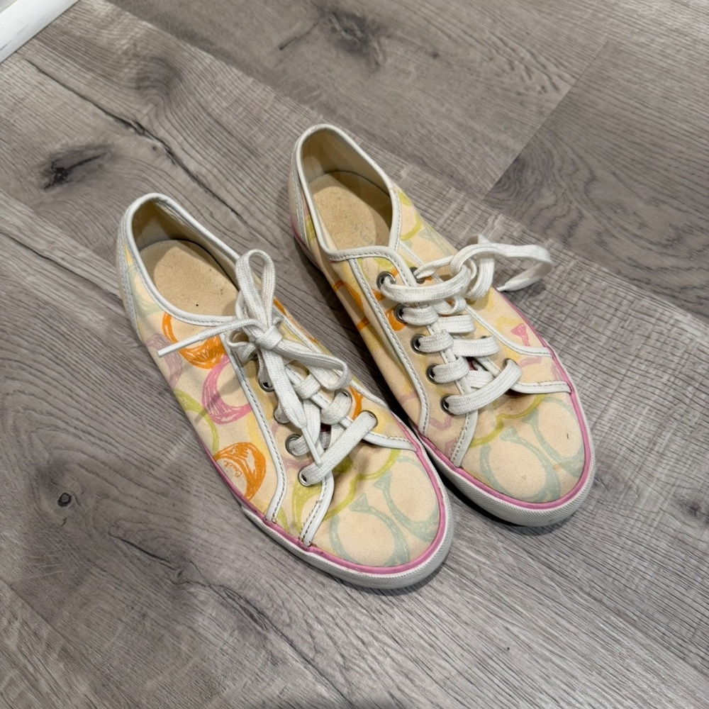 Coach Barrett Signature Canvas Sneakers Multicolor